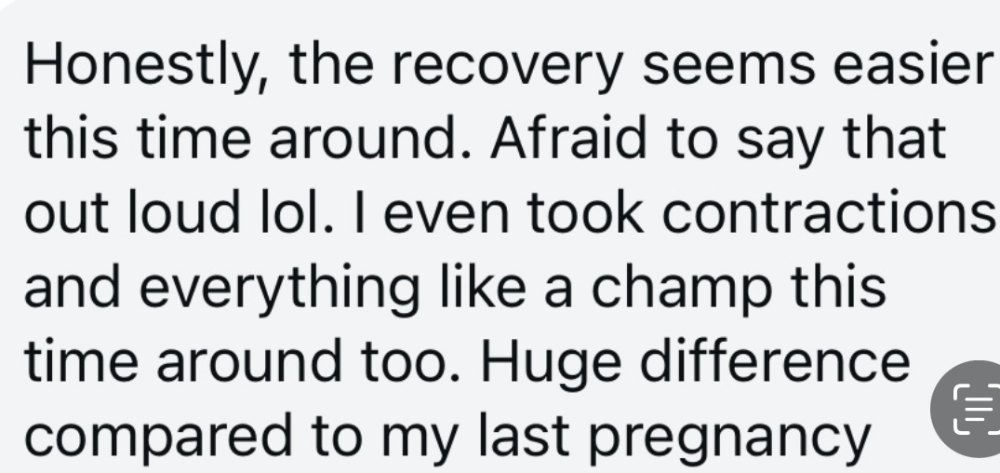 Recovery was easier this time